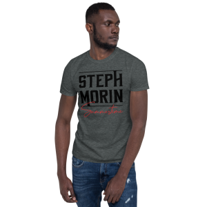 Steph Morin Summertime dark grey T-shirt dark logo