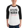 Steph Morin Summertime Baseball Shirt black White
