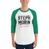Steph Morin Summertime Baseball Shirt Green White