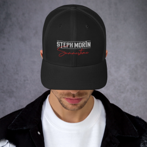 Steph Morin Summertime Trucker Hat Black