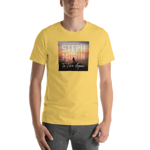 Steph Morin To Live Again Cover art unisex T-shirt yellow